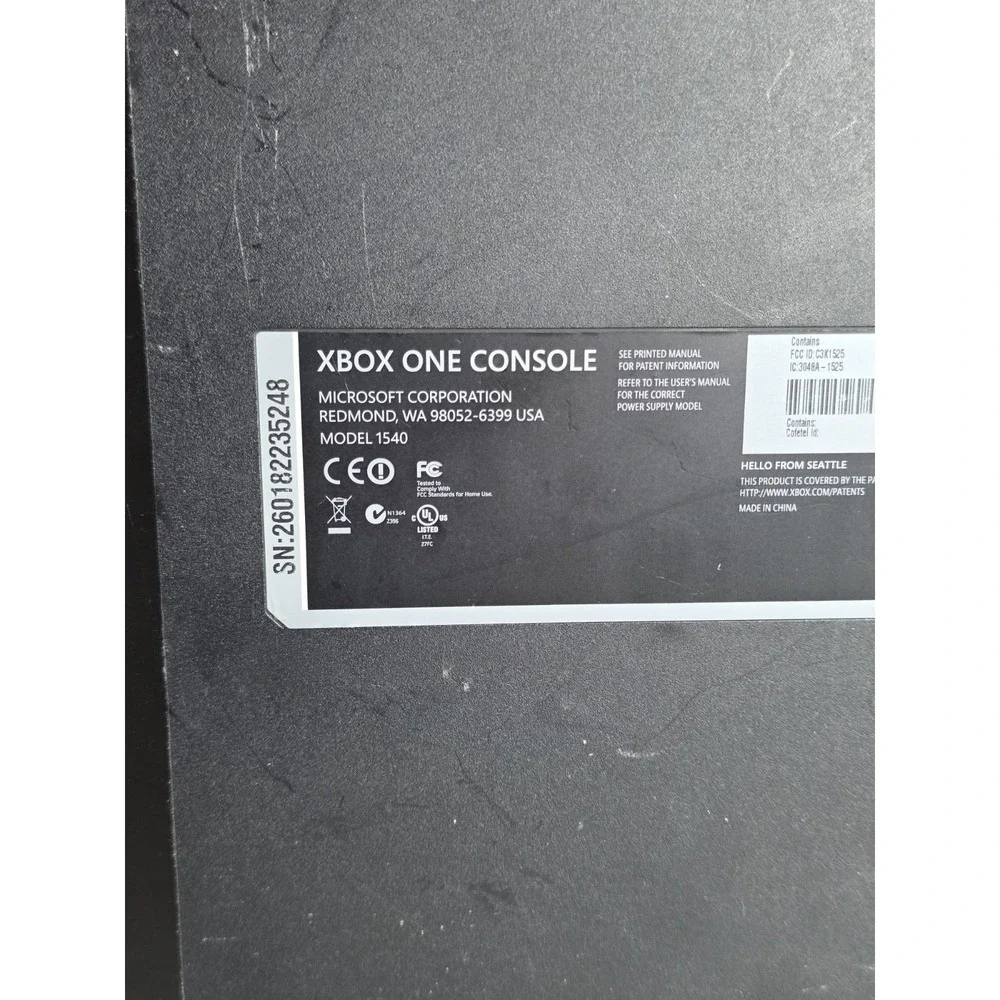 Microsoft XBOX One Console FOR PARTS - UNTESTED